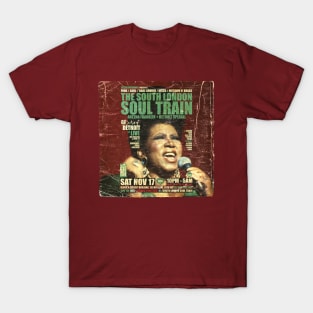 POSTER TOUR - SOUL TRAIN THE SOUTH LONDON 46 T-Shirt